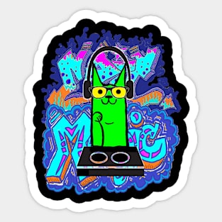 Music pet Animal Epic Graffiti Sticker